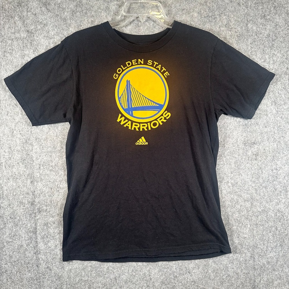 Golden State Warriors Adidas Ultimate Climalite TShirt Mens Medium BLACK